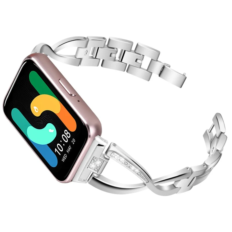 Samsung Galaxy Fit 3 Metall Und Strass Armband
