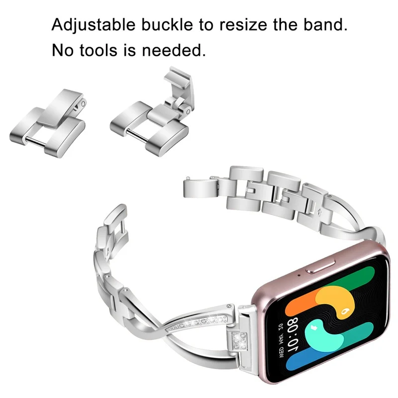 Samsung Galaxy Fit 3 Metall Und Strass Armband