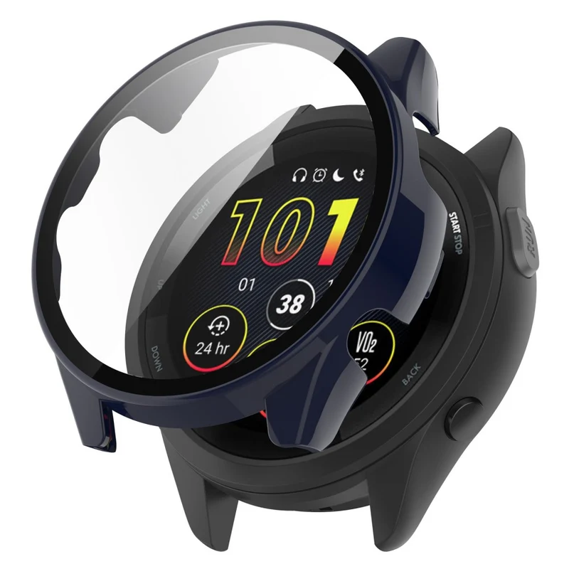 Schützend Garmin Forerunner 165 / Garmin Forerunner 165 Music Universell Hülle mit Displayschutz in Glas