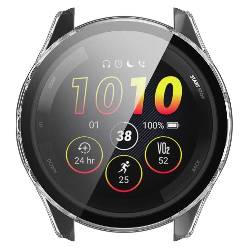 Schützend Garmin Forerunner 165 / Garmin Forerunner 165 Music Universell Hülle mit Displayschutz in Glas
