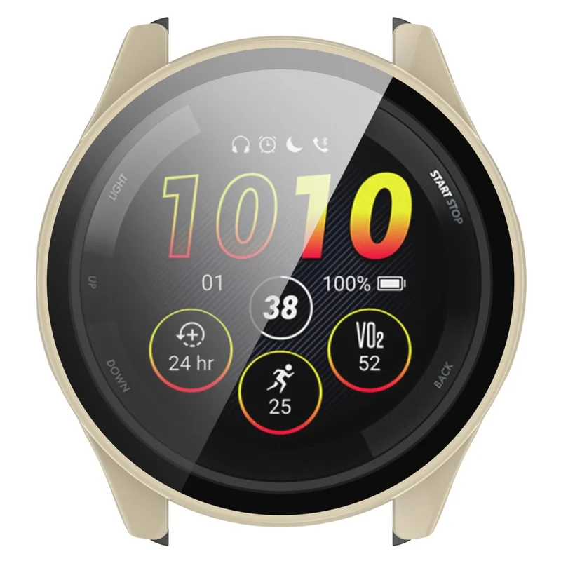 Schützend Garmin Forerunner 165 / Garmin Forerunner 165 Music Universell Hülle mit Displayschutz in Glas
