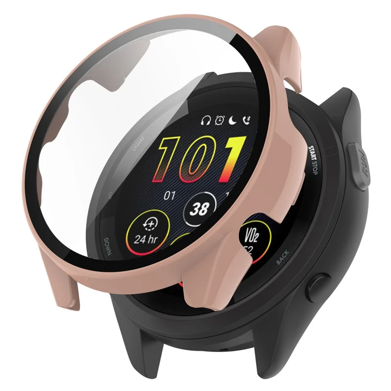 Schützend Garmin Forerunner 165 / Garmin Forerunner 165 Music Universell Hülle mit Displayschutz in Glas