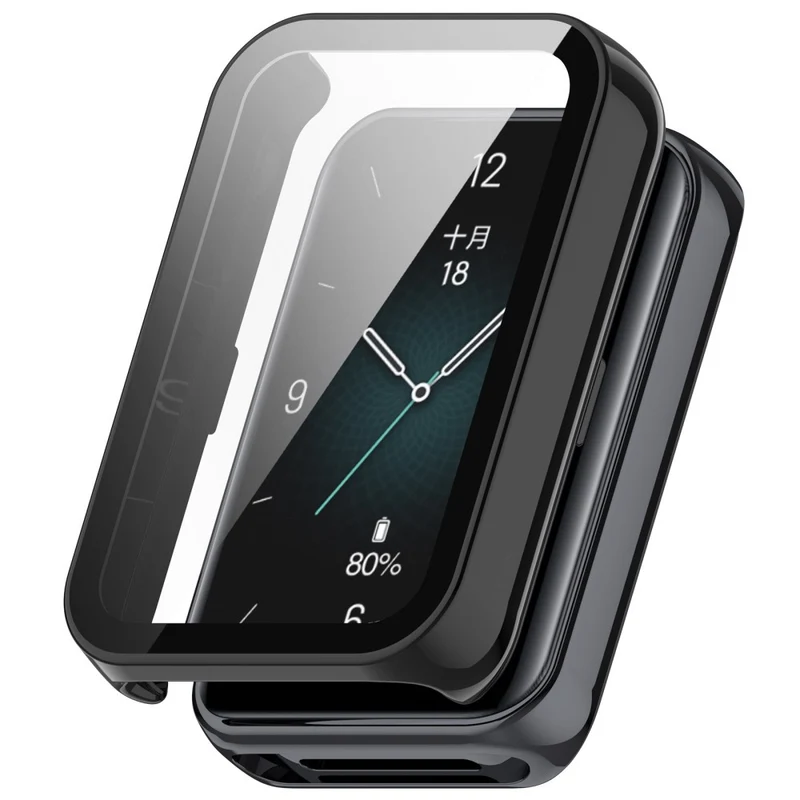 Auffallend Modisch Honor Band 9 Hülle mit Displayschutz in Glas
