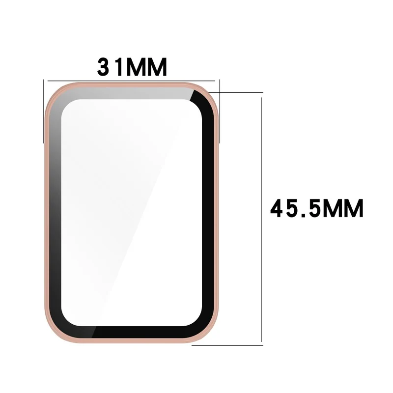 Auffallend Modisch Honor Band 9 Hülle mit Displayschutz in Glas