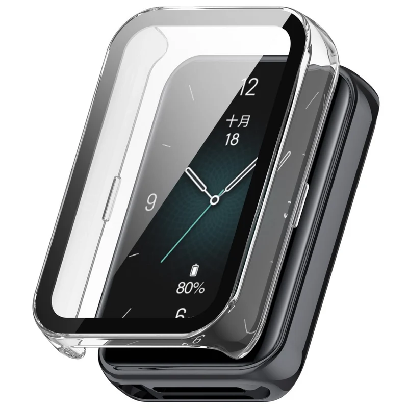 Auffallend Modisch Honor Band 9 Hülle mit Displayschutz in Glas