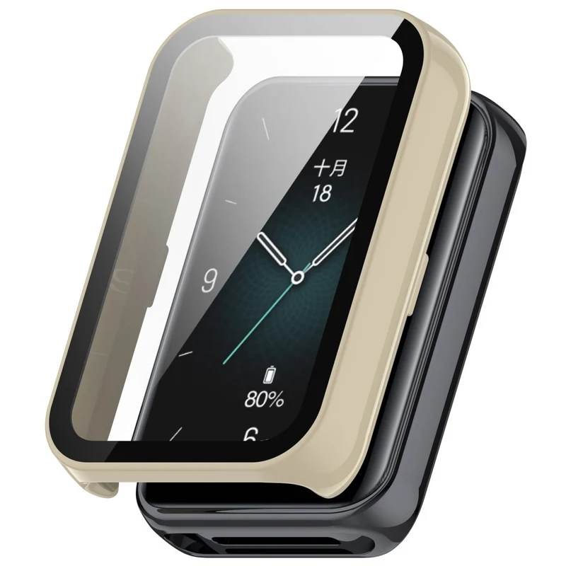 Auffallend Modisch Honor Band 9 Hülle mit Displayschutz in Glas