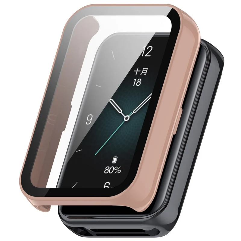 Auffallend Modisch Honor Band 9 Hülle mit Displayschutz in Glas
