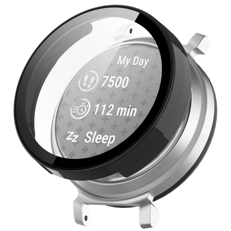 Großartig Garmin Lily 2 Hülle mit Displayschutz in Glas