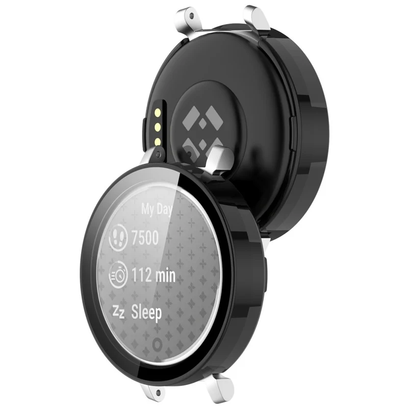 Großartig Garmin Lily 2 Hülle mit Displayschutz in Glas