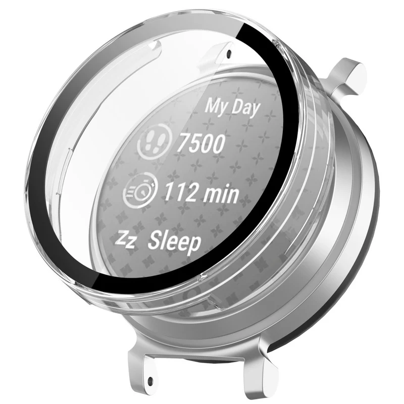 Großartig Garmin Lily 2 Hülle mit Displayschutz in Glas