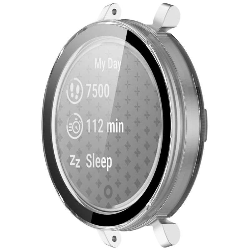 Großartig Garmin Lily 2 Hülle mit Displayschutz in Glas