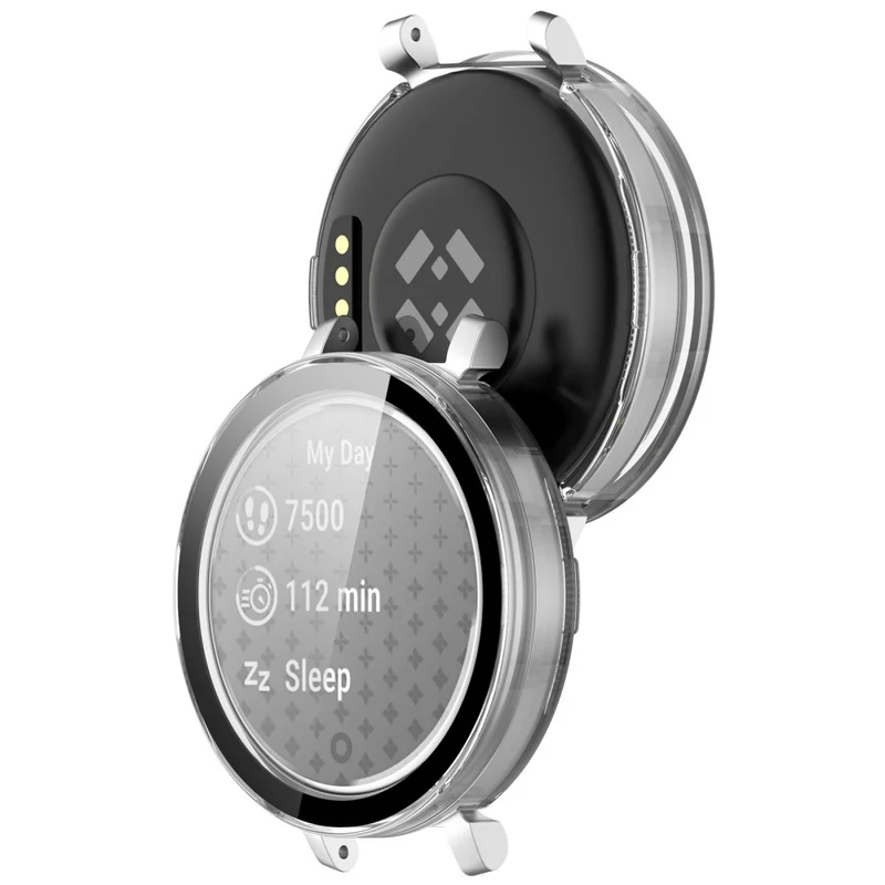 Großartig Garmin Lily 2 Hülle mit Displayschutz in Glas