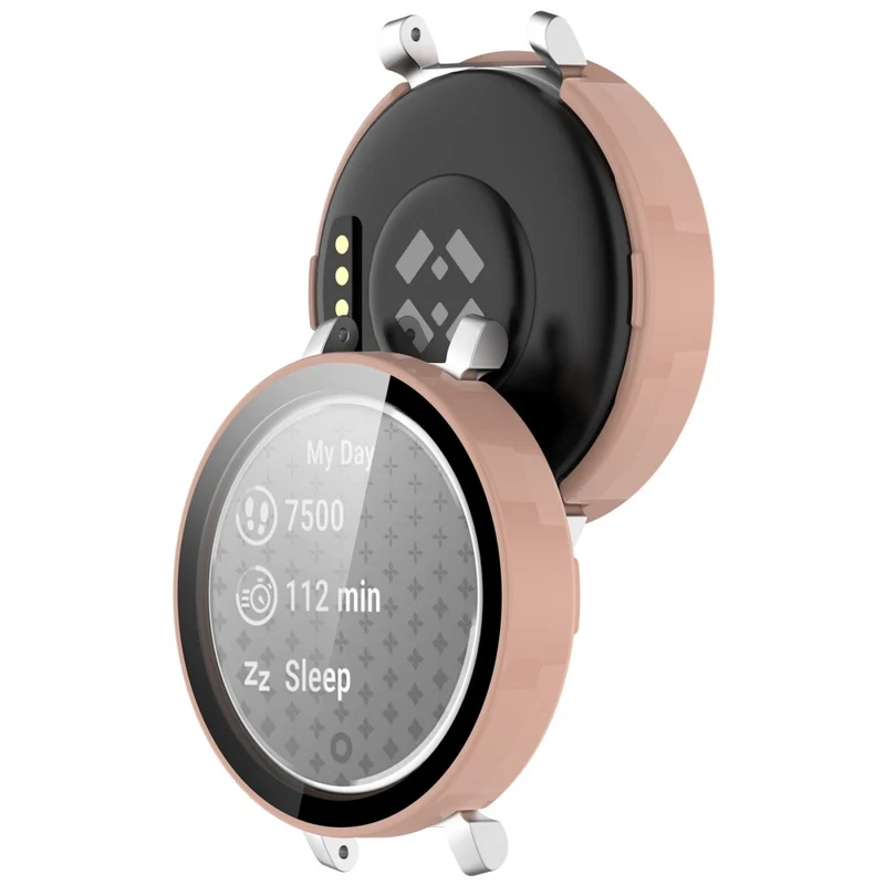 Großartig Garmin Lily 2 Hülle mit Displayschutz in Glas