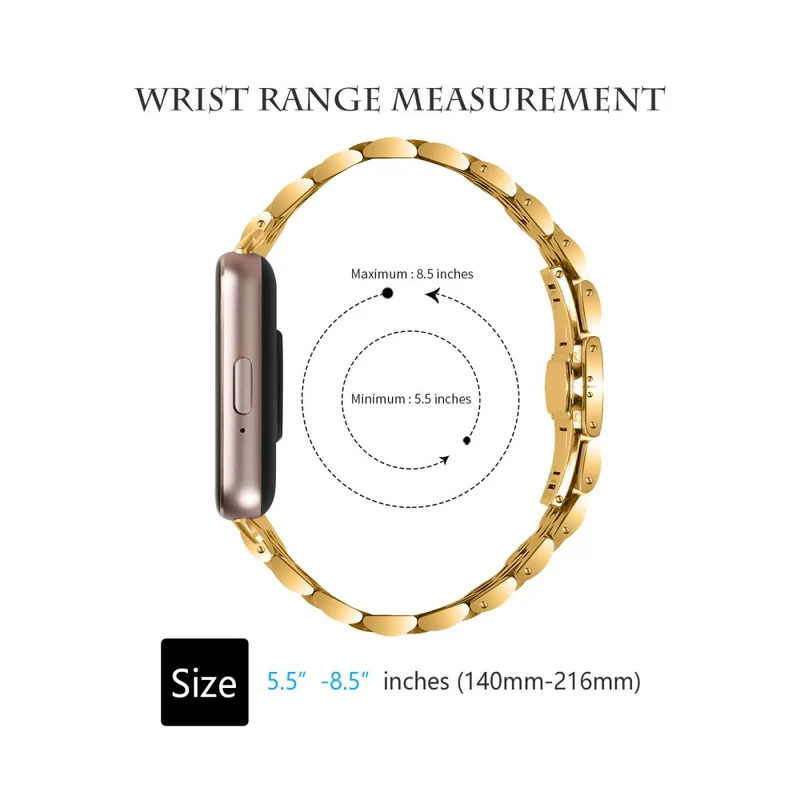 Sehr Bequem Samsung Galaxy Fit 3 Metall Armband
