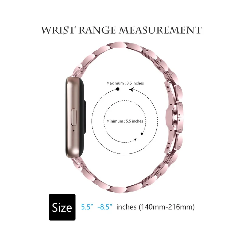 Sehr Bequem Samsung Galaxy Fit 3 Metall Armband