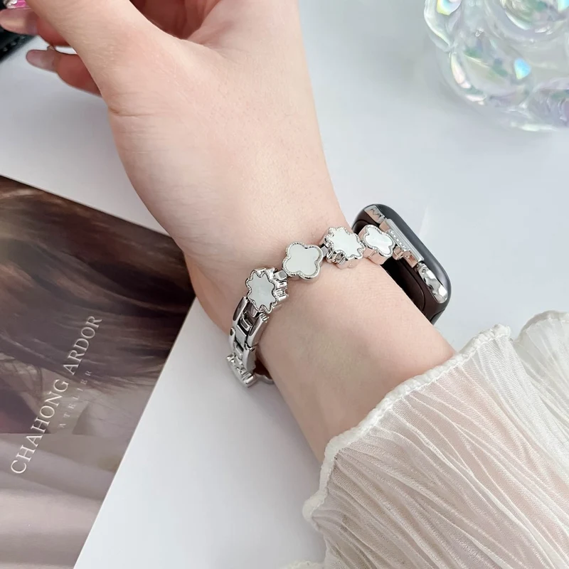 Süß Apple Smartwatch Metall Universell Armband
