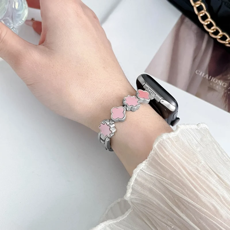Süß Apple Smartwatch Metall Universell Armband