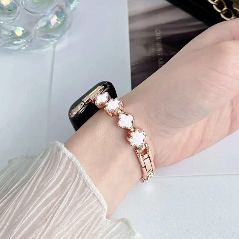 Süß Apple Smartwatch Metall Universell Armband