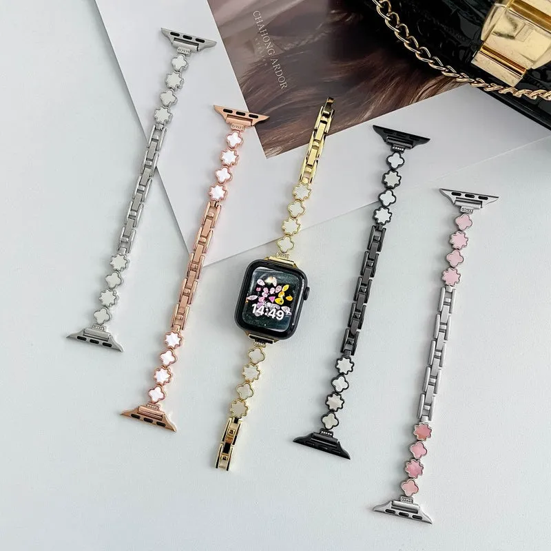 Süß Apple Smartwatch Metall Universell Armband