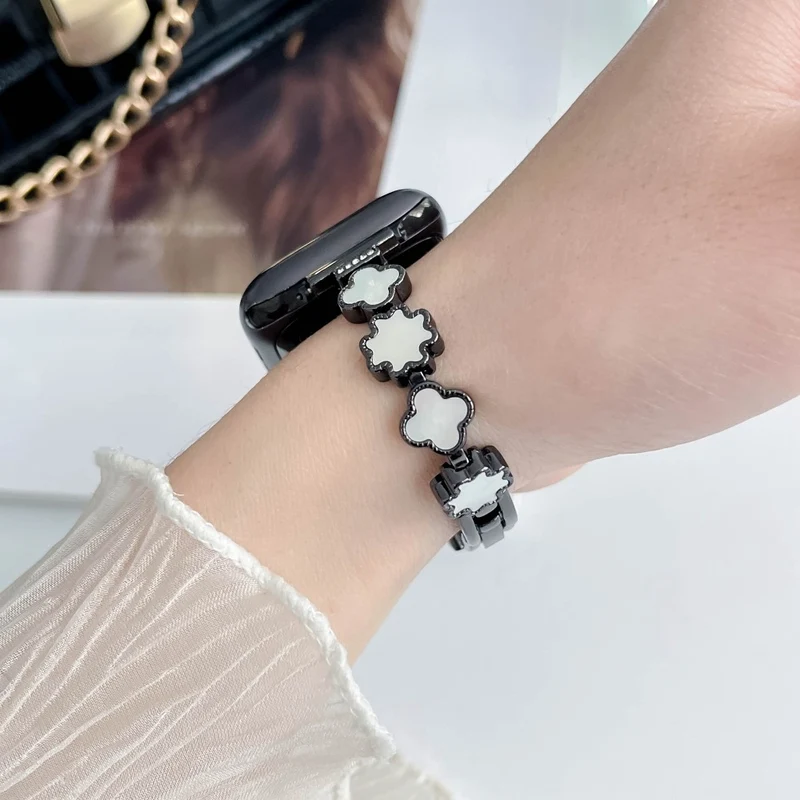 Süß Apple Smartwatch Metall Universell Armband
