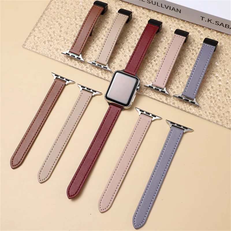 Absolut Bequem Apple Smartwatch Kunstleder Universell Armband