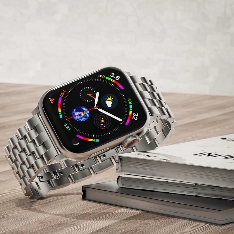 Stilvoll Apple Smartwatch Metall Universell Armband