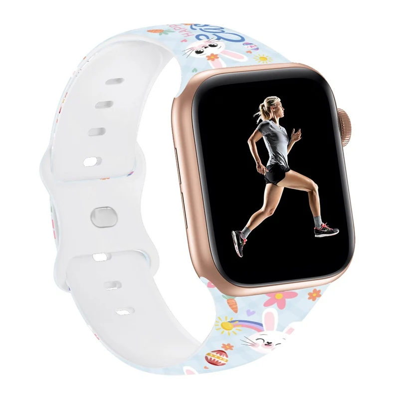 Wirklich Angenehm Apple Smartwatch Silikon Universell Armband