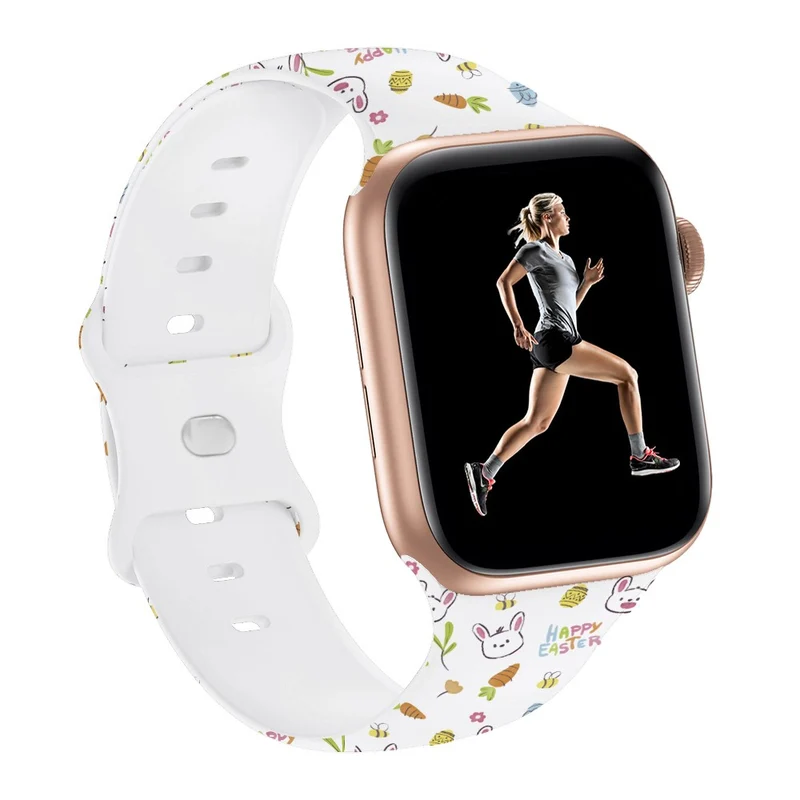 Wirklich Angenehm Apple Smartwatch Silikon Universell Armband