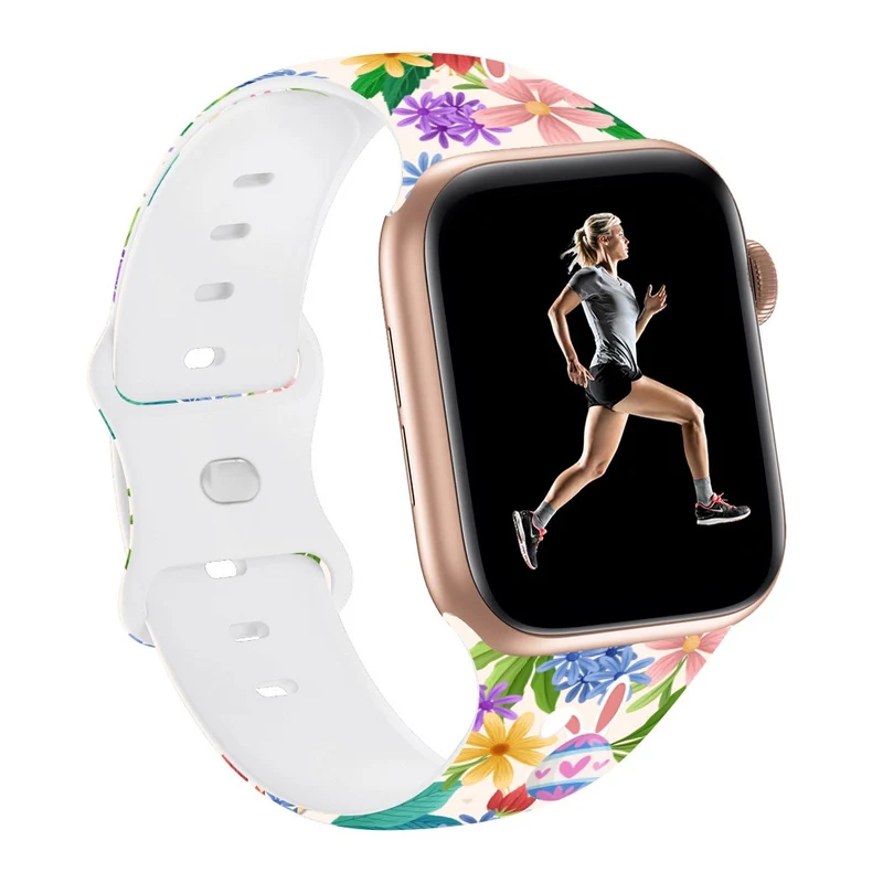 Wirklich Angenehm Apple Smartwatch Silikon Universell Armband