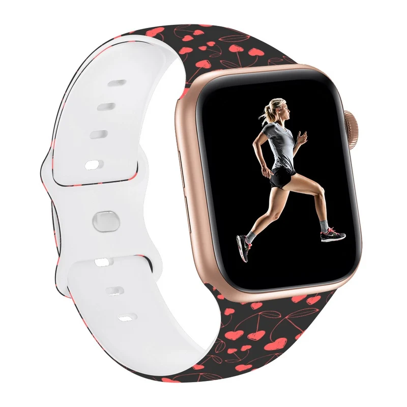Wirklich Angenehm Apple Smartwatch Silikon Universell Armband