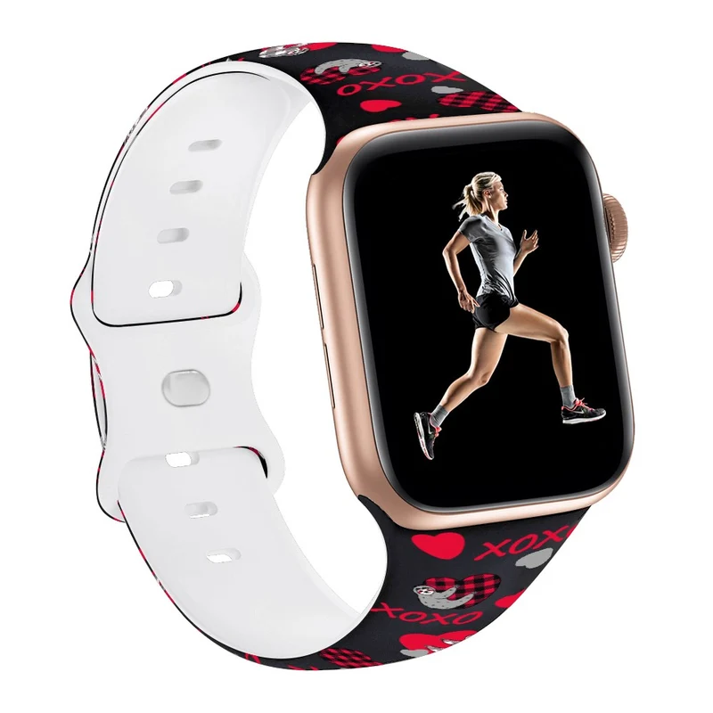 Wirklich Angenehm Apple Smartwatch Silikon Universell Armband