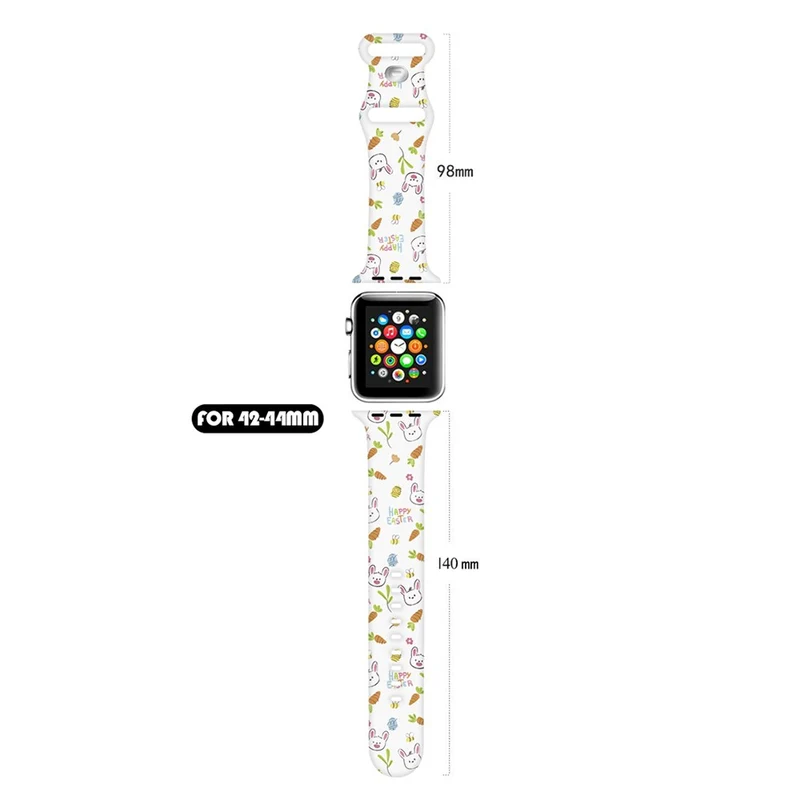 Super Bequem Apple Smartwatch Silikon Universell Armband