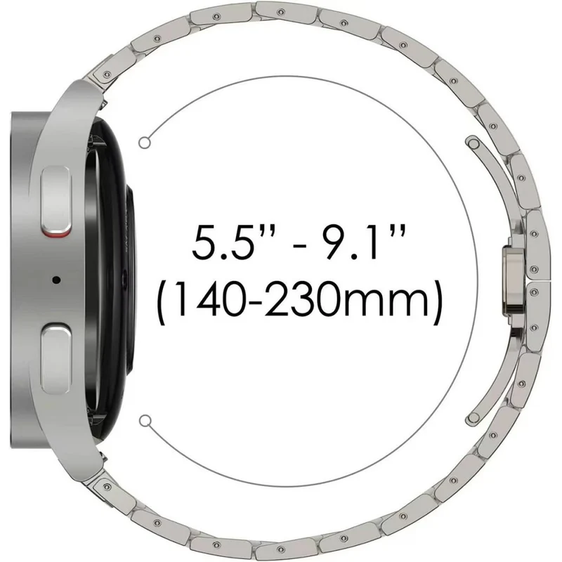 Auffallend Schön Samsung Smartwatch Metall Universell Armband