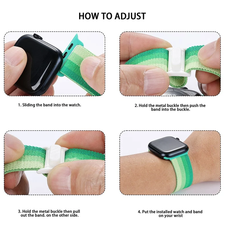 Bequem Apple Smartwatch Nylon Universell Armband