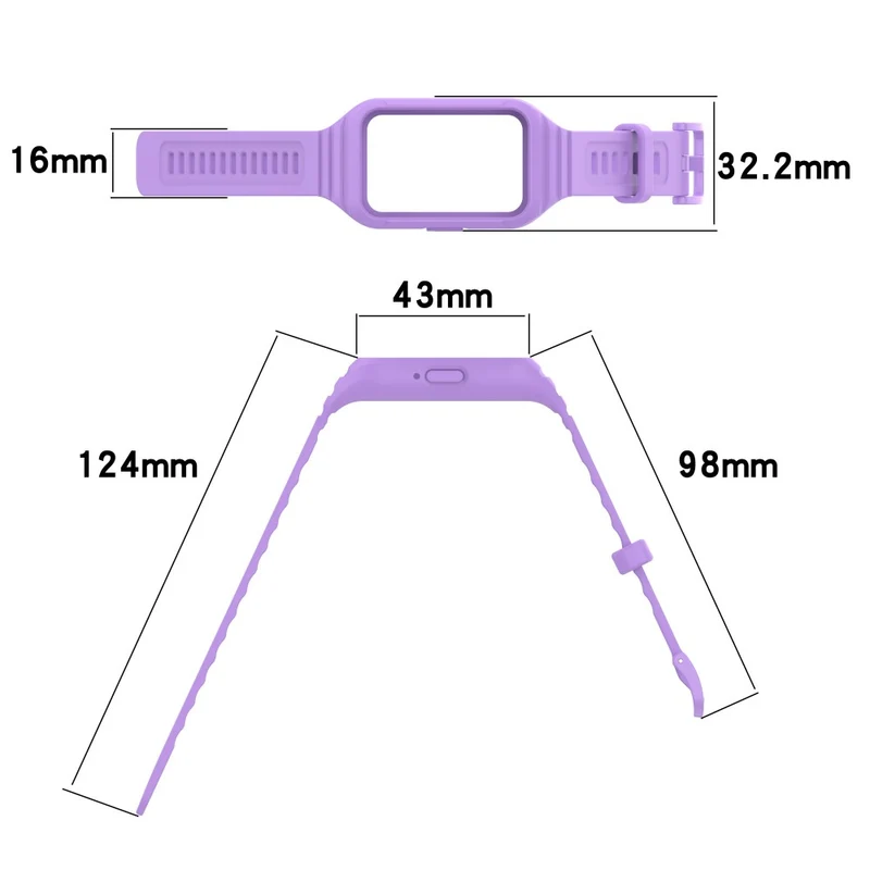 Bequem Samsung Galaxy Fit 3 Silikon Armband