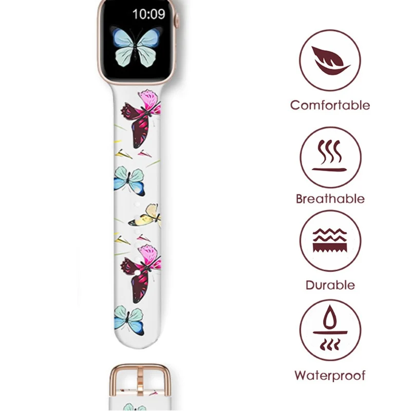 Flexibel Apple Smartwatch Silikon Universell Armband