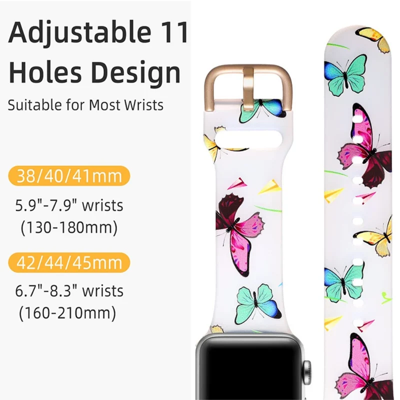 Mega Bequem Apple Smartwatch Silikon Universell Armband