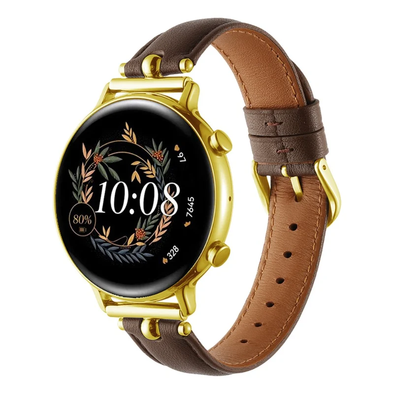 Sehr Schön Samsung Galaxy Watch 5 Pro / Samsung Galaxy Watch 6 Classic (47mm) Echtes Leder Universell Armband