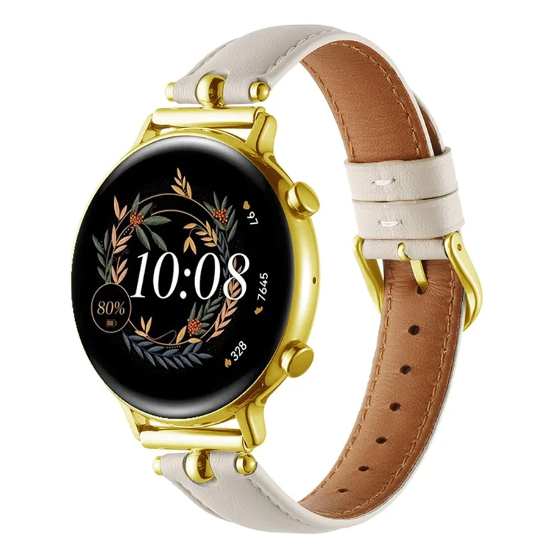 Sehr Schön Samsung Galaxy Watch 5 Pro / Samsung Galaxy Watch 6 Classic (47mm) Echtes Leder Universell Armband