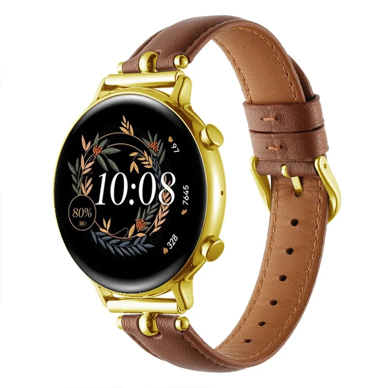 Sehr Schön Samsung Galaxy Watch 5 Pro / Samsung Galaxy Watch 6 Classic (47mm) Echtes Leder Universell Armband