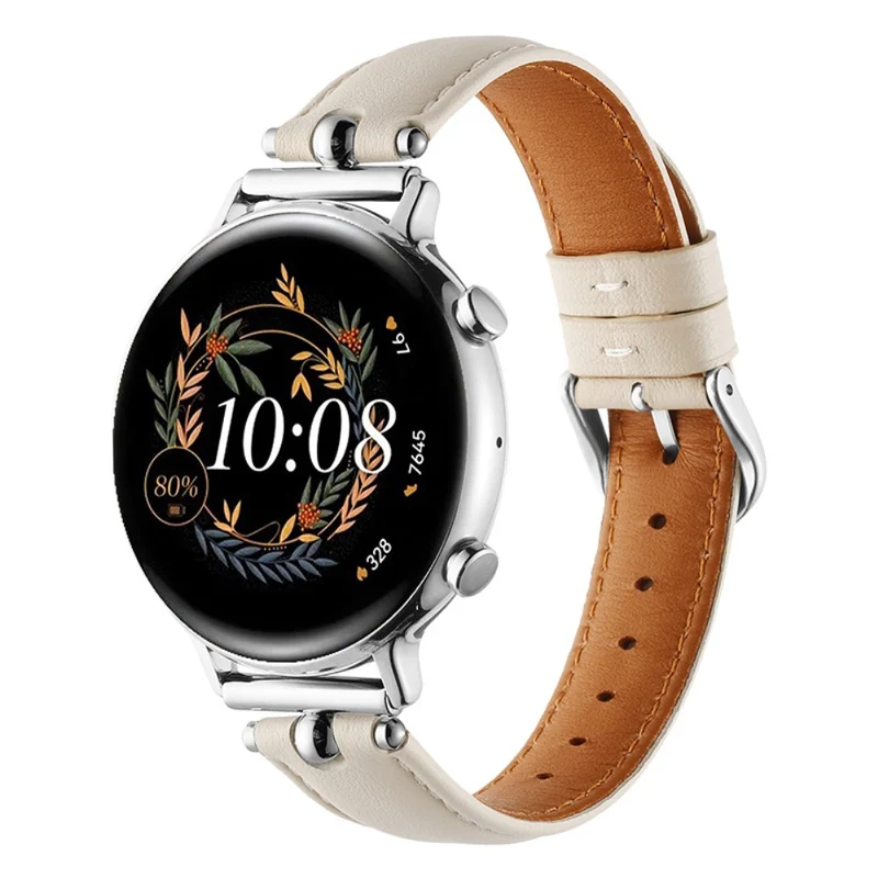 Sehr Schön Samsung Galaxy Watch 5 Pro / Samsung Galaxy Watch 6 Classic (47mm) Echtes Leder Universell Armband