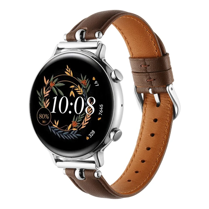 Sehr Schön Samsung Galaxy Watch 5 Pro / Samsung Galaxy Watch 6 Classic (47mm) Echtes Leder Universell Armband