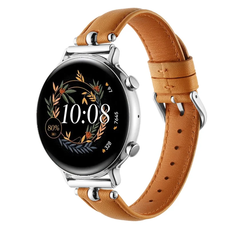 Sehr Schön Samsung Galaxy Watch 5 Pro / Samsung Galaxy Watch 6 Classic (47mm) Echtes Leder Universell Armband