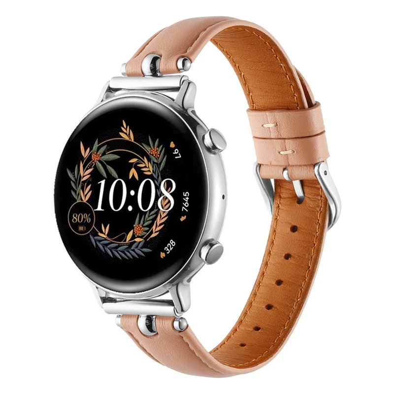Sehr Schön Samsung Galaxy Watch 5 Pro / Samsung Galaxy Watch 6 Classic (47mm) Echtes Leder Universell Armband