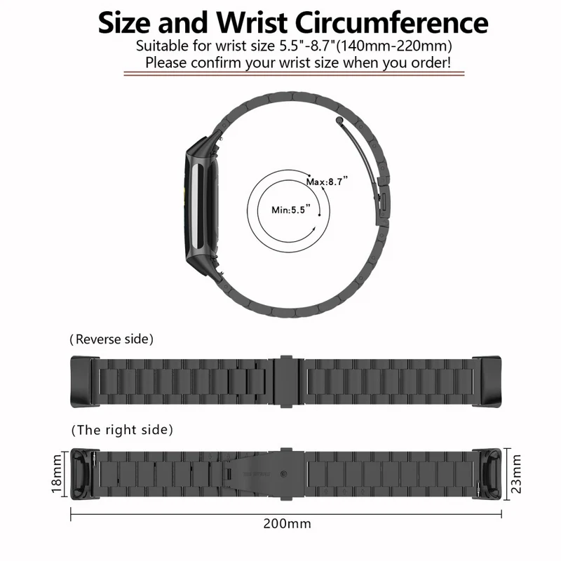 Unglaublich Süß Fitbit Charge 5 Metall Armband