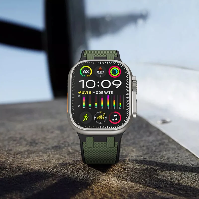 Wirklich Angenehm Apple Smartwatch Silikon Universell Armband