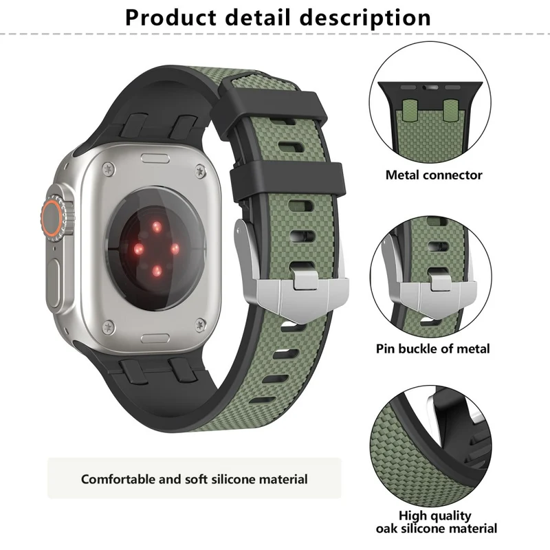 Wirklich Angenehm Apple Smartwatch Silikon Universell Armband