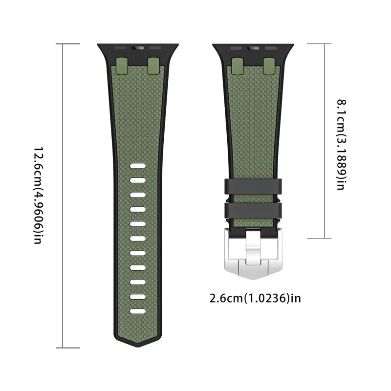 Wirklich Angenehm Apple Smartwatch Silikon Universell Armband