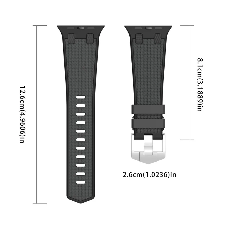 Wirklich Angenehm Apple Smartwatch Silikon Universell Armband