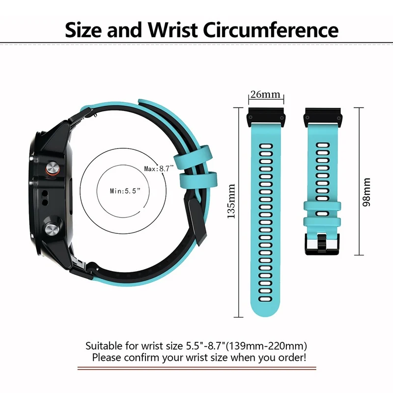 Richtig Gemütlich Garmin Smartwatch Silikon Universell Armband